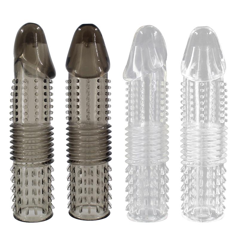 Sexspielzeug für Männer Silikon Penis Hülle Ejakulationsverzögerung Vergrößerung Langlebiger Analplug Stimulator Vagina Kein Vibrator für Frauen