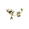 Niedliche Panda Guofeng Brosche High-End Damen Design Sinn Nische Neue Chinesische Brosche Anzugnadel Anti-Licht Accessoires