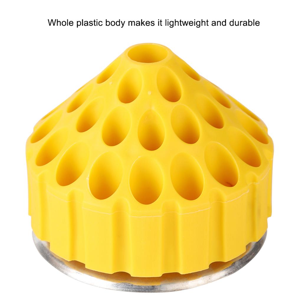 Rotatable Bur Holder Drill Bit Tap Stand Grinding Carving Tools Organizer Box