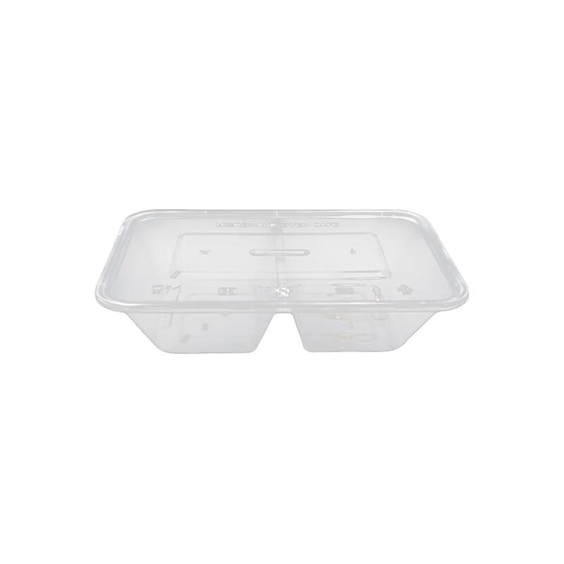 Disposable Microwavable Double Compartment Takeaway Boxes