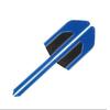 Blue Reflective Sticker Carbon Fiber Car Side Fender Warning Decal Accessories
