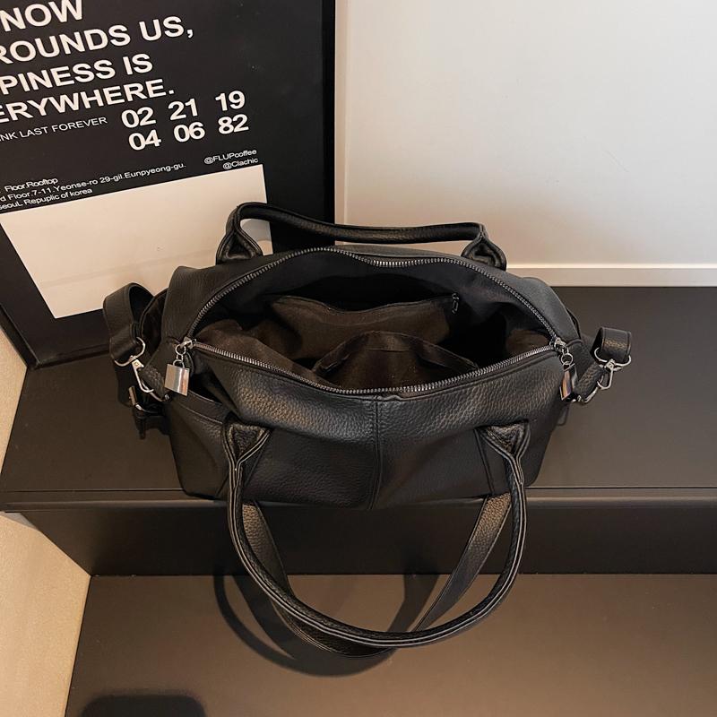 Vintage Tote Bag Women's Shoulder Bag Large Capacity Commuter Crossbody Bag