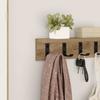 Wall Mounted Nightstand Artisan Oak Finish 40 x 10.5 x 10.5 cm