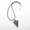 Dinosaur Pendant Necklace Triangle Cosplay Jewelry Accessory
