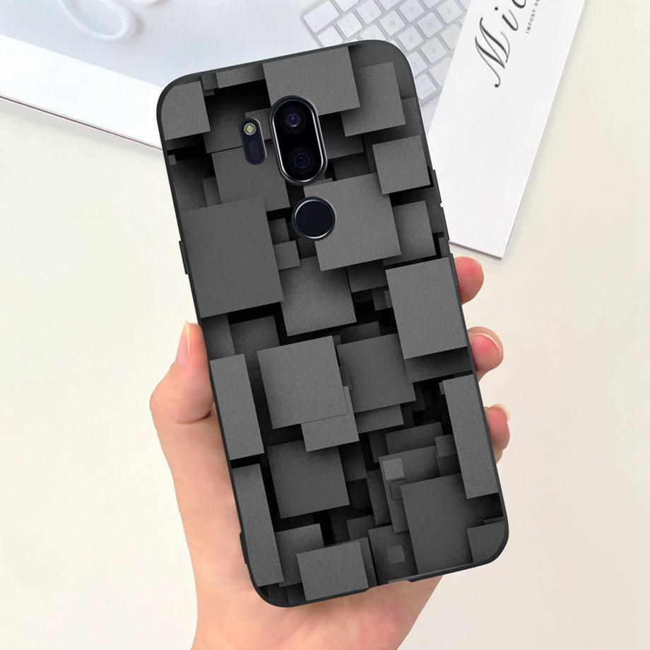 For LG G7 ThinQ G7 Plus Case Luxury Soft Silicone TPU Bumper Phone Cover for LG G6 G6+ Plus Capa Panda Rabbit Goothic Style Case