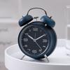 4 Inch Twin Bell Loud Alarm Clock Luminous Table Clock Retro Student Alarm Clock  Students