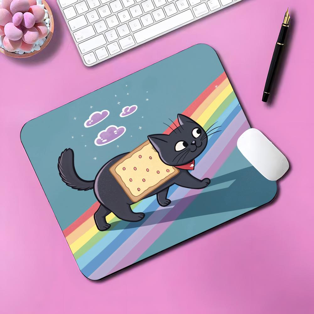Big Nyan Cat Mouse Pad Gaming Mouse Pad Small Mousepad For PC Gamer Desktop Decoration Office Mouse Mat