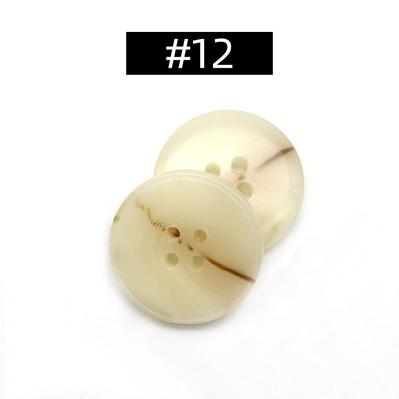 20Pcs Resin 4 Holes Buttons Sewing Accessories Size Complete For Clothing Decorative Plastic Buttons Handmade Diy