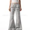 Womens Flared Straight Leg Casual Pants 2026 Comfort Relaxed Wide Trousers