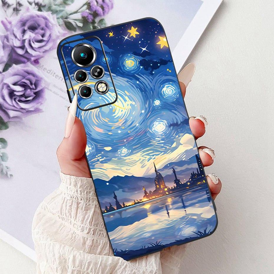 Fashion Painting Case For Infinix Note 11 Pro 11s Note11 Soft Silicone Phone Cases For Infinix Note11s 11 11Pro Covers Bumpers