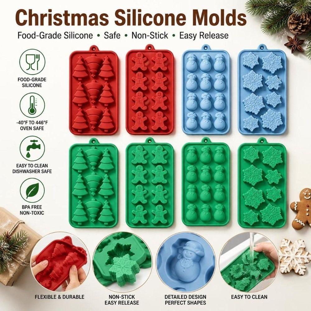 Silicone Cake Mold Heat-Resistant Jelly Mold Durable Chocolate Mold  Chocolate Jelly Pudding Making