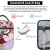Nana Anime Osaki Eyes Insulated Lunch Bag for Kids School Cooler Thermal Food Box Tote Portable Lunch Boxes Container