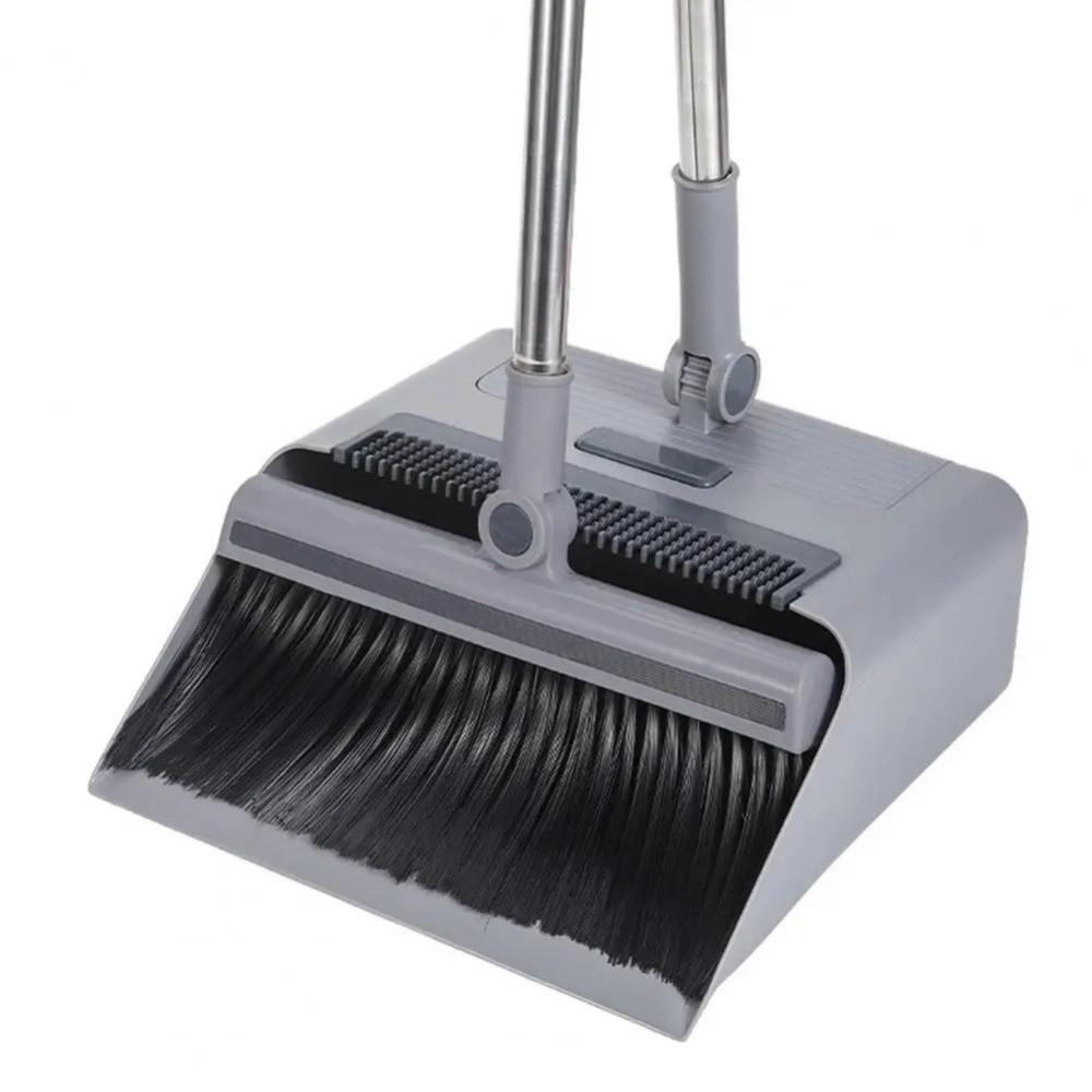 Multi-Surface Cleaning Broom Dustpan Set 3-in-1 Dustpan Combination Floor Brush  Household