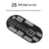 2S 50A Bms Lithium Battery Protection Board 3.7V Li Ion Battery Charging Protect Plate With Reverse Polarity Protection