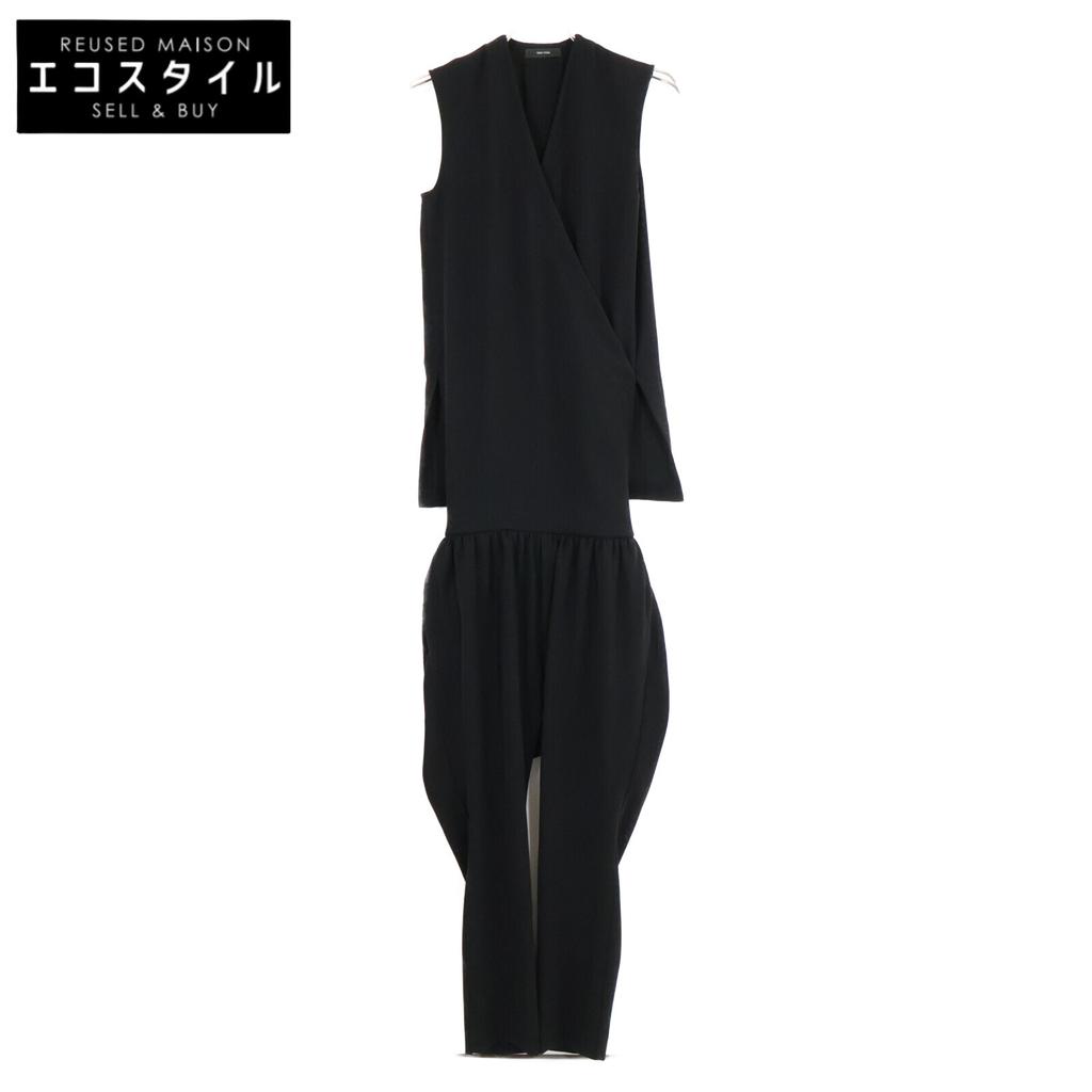 YOKOCHAN [Good Condition] YCP-421-102 Sleeveless Cache-Coeur Overall All-in-one 36 blackUsed