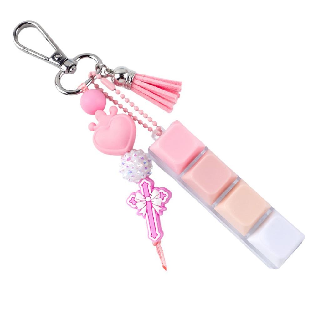 Soft Silicone Bead Bag Charm Fidget Press Button Stress Relief Toy Fidget Toy Gift For Girls