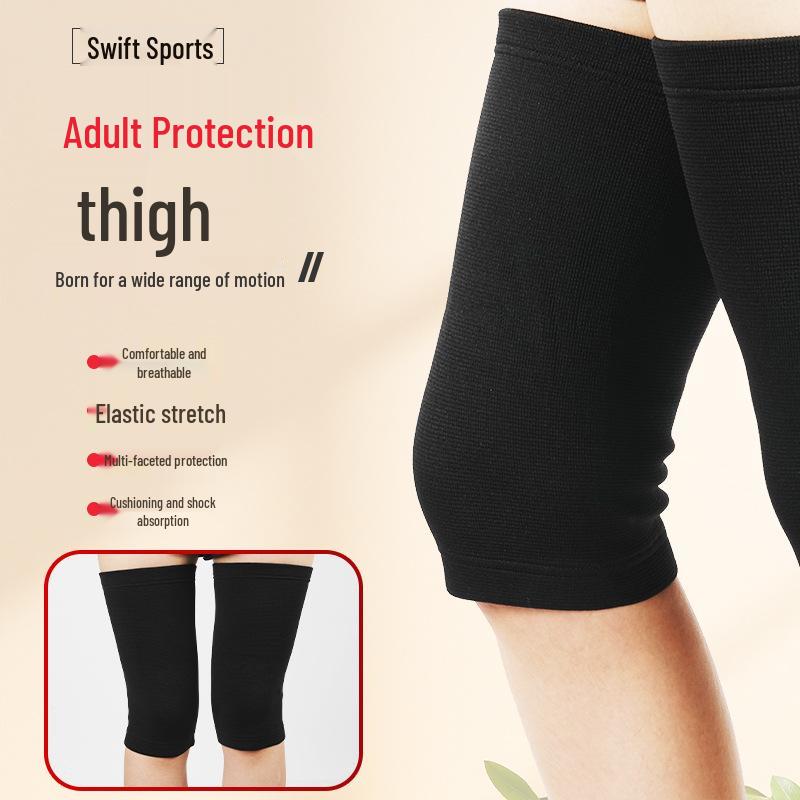 

Adult Knee Brace & Thigh Warmer: Joint Support for Men & Women - Ideal for Meniscus Protection & Cold Relief in Seniors Sports Knee Support