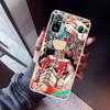 Japanese Style Anime Phone Case For Xiaomi Redmi Note 10 11 12 13 14 15 Pro Plus 11S 12S 14S 11T 11E 10S Soft TPU Back Cover Red