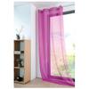 Voilage - Mona - 135 x 260 cm - Rose fuchsia - Œillets métalliques