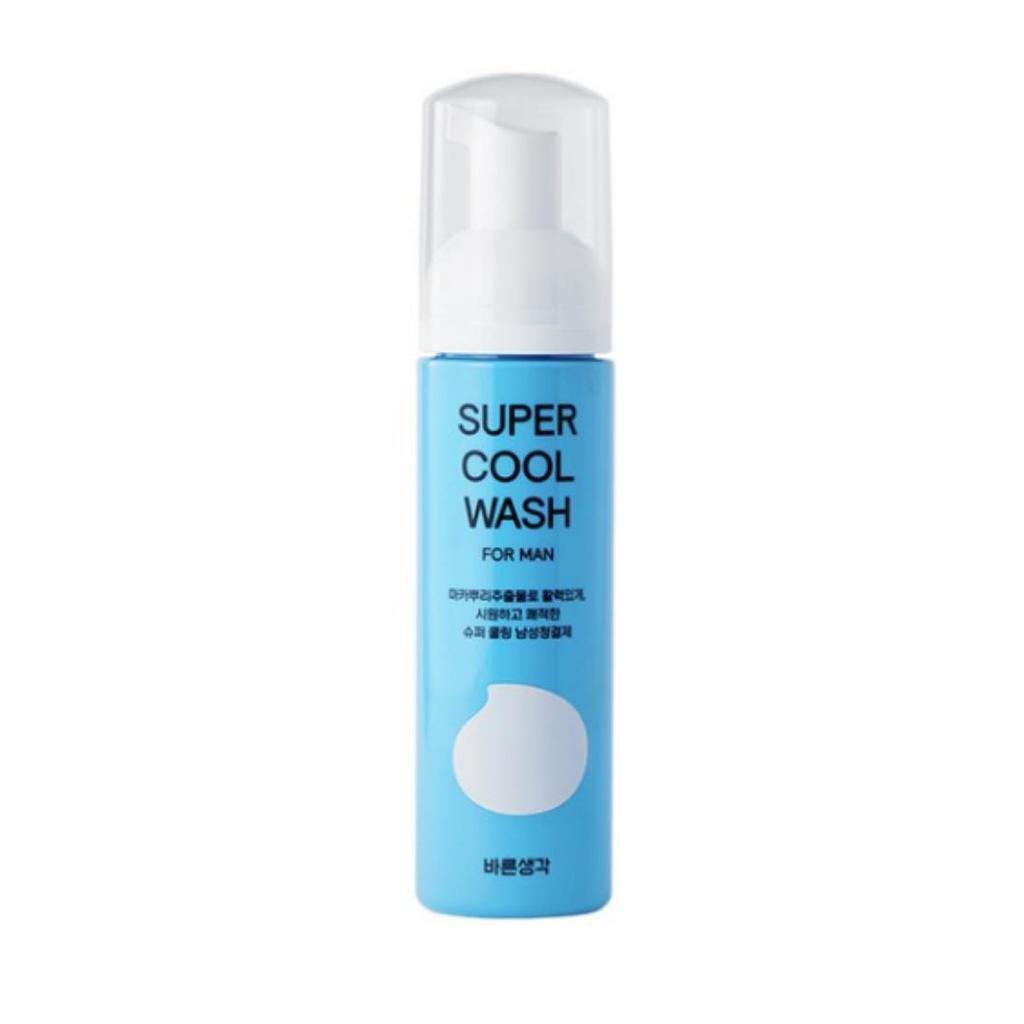 BarunSaenggak (BareunSaenggak) Super Cool Wash for Men — Intimate Cleanser (200 ml), 2 units