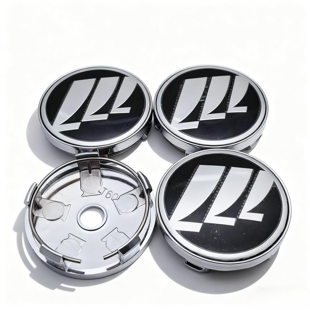 4pcs Lifan Logo Badge Emblem Car Wheel Center Caps 60MM Clips 56MM Wheels Hub Dust Cap Rim Hubcaps Cover Replace Car Accessories