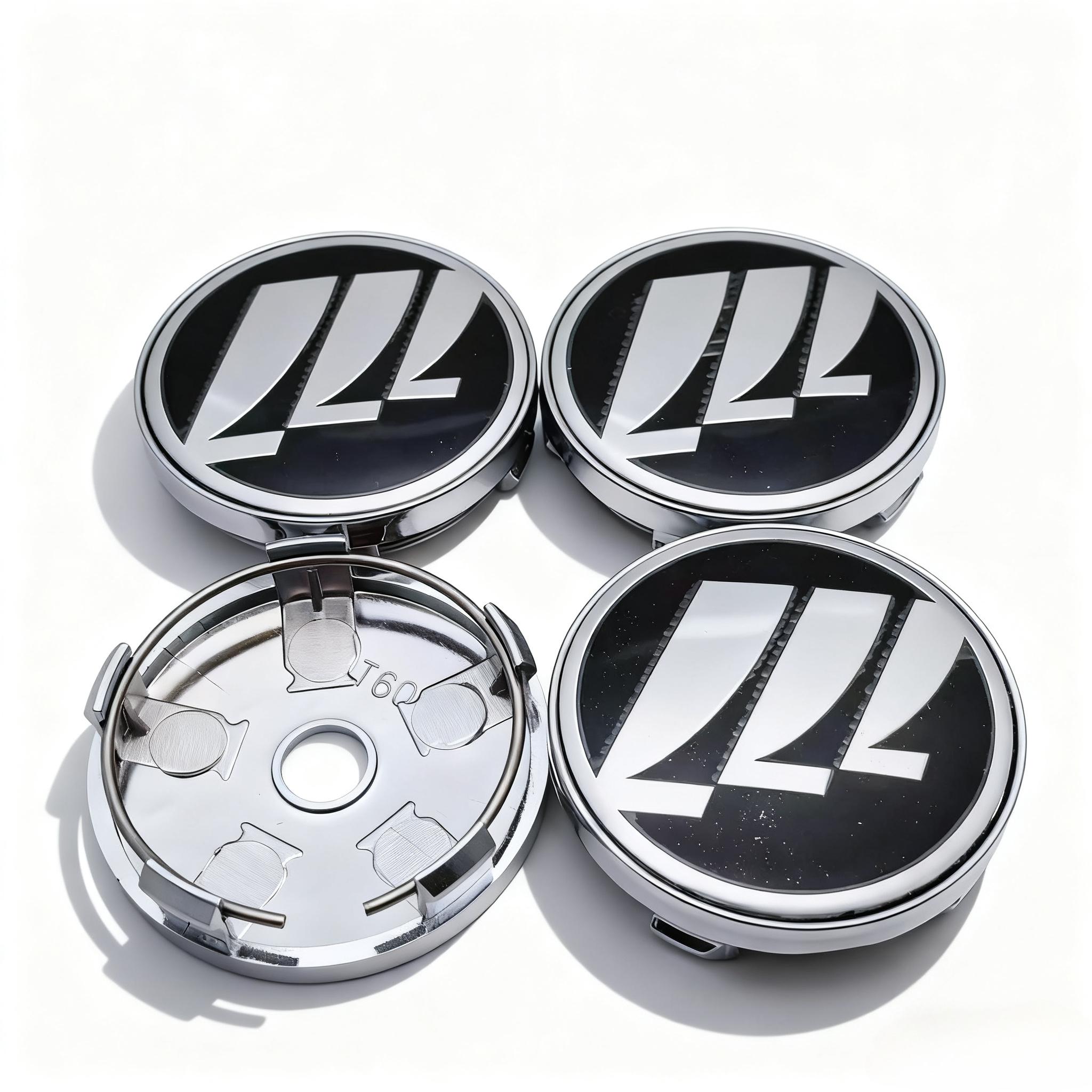 

4pcs Lifan Logo Badge Emblem Car Wheel Center Caps 60MM Clips 56MM Wheels Hub Dust Cap Rim Hubcaps Cover Replace Car Accessories Lifan Badge&4pcs T60 Wheel Cap