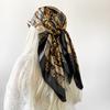 Women's Court-Style Large Scarf: A Fashionable and Versatile Satin Scarf for Wrapping the Head or Wearing As a Wrap
