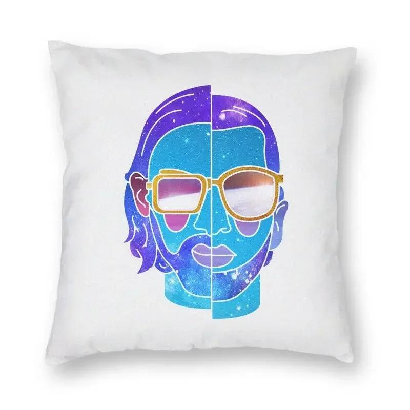 Throw Pillow Case Decoration Square French Rapper Mushic Cushion Cover  Pillowcover for Sofa Soft
