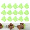 50PCS Treble Hook Protective Casing Polyethylene Safety Cover Fluorescent Green Bonnets