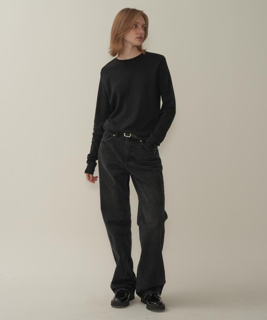 MOTT Double Stitch T-Shirt - Black