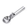 Ice Cream Scoop Stainless Steel Frosted Easy To Clean Thickened Large Caliber Ice Cream Ball Scooper for Cookie Dough L