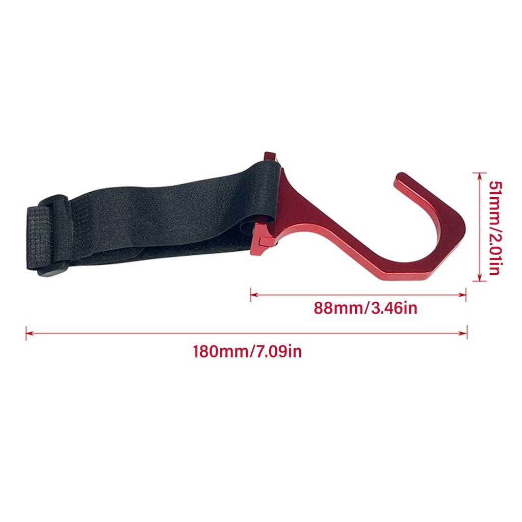 Quick Release Steering Wheel Hub Adapter Detachable Hook Secure Antitheft Suitable for Competitive Car Nylon + Aluminum