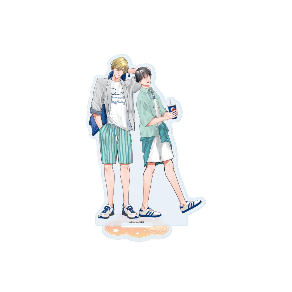 

Komaru Oiko Sensei 01 Summer BL Fair Acrylic Stand Working Couple s Vacation [Original Illustration]