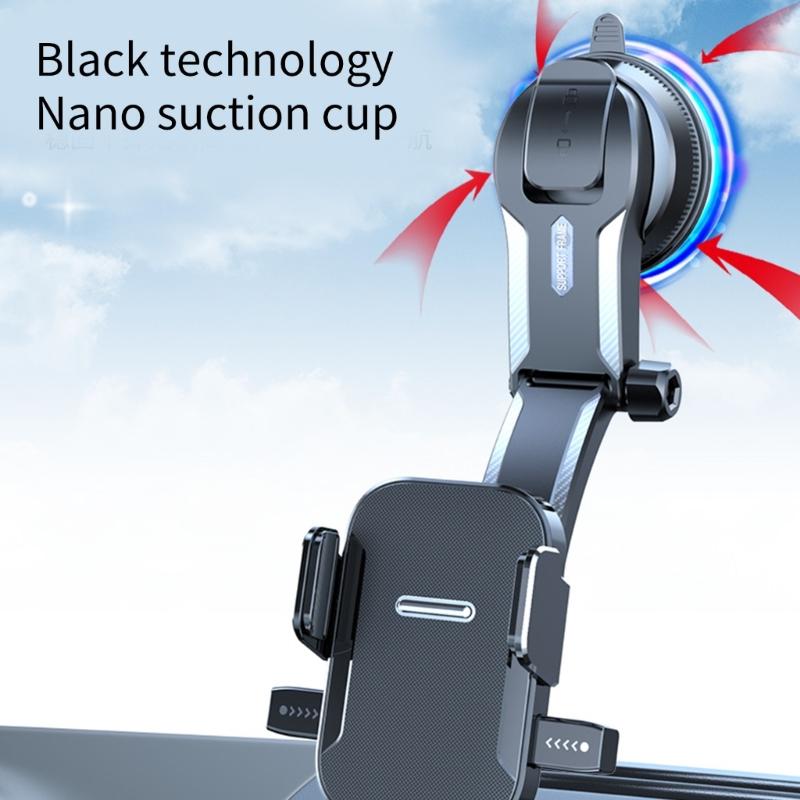 360 Degree Rotating Holder Dashboard Air Vent Mount Car Phone Holder Suction Cup/ Hook Type Automotive Cradles