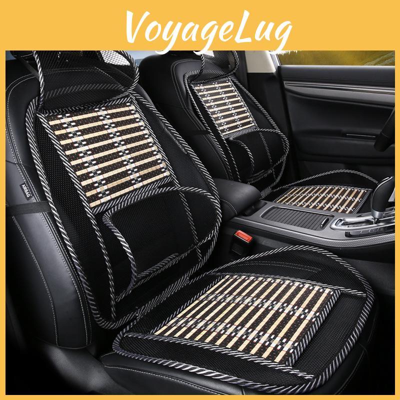 Seat Silk Breathable Car Bamboo Cushion With Massage Lumbar Support