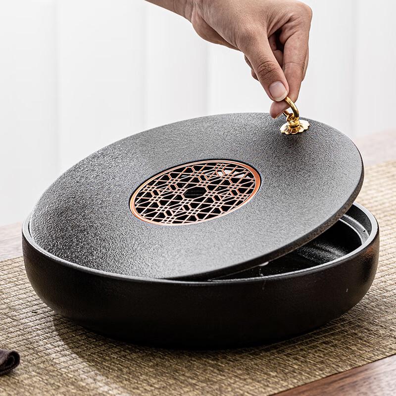 Jinyuxi Black Ceramic Portable Tea Set
