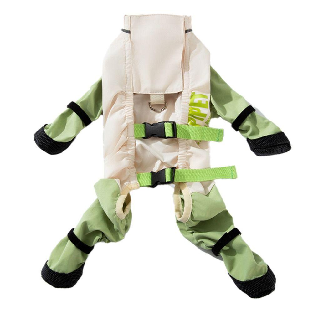 Pantalon pour chien à quatre pattes réglable au dos Protection complète des jambes Leggings bottes pour chien Animal de compagnie en promenade