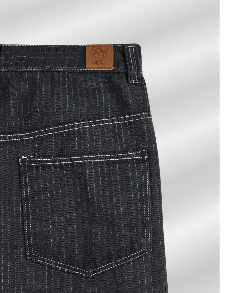Paradigm Film [Ep.01] Dyed Herringbone Double Knee Pants (Charcoal)