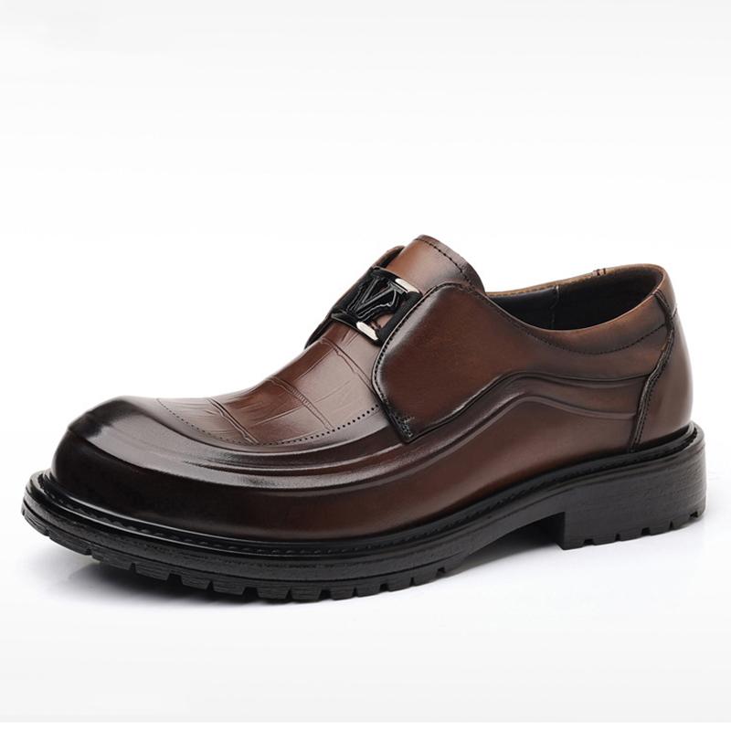 Luxury Men Leather Shoes High Quality Men's Shoes Oxford Wedding Party Leather Men Dress Shoes Gentleman Black Office Man Shoes