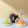 Cats Feather Toy Roll Track Cats Tower Toy Interaction Cats Toy Indoor Toy Boredom Cats Stress Toy