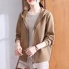 XUEXI Women's Casual Hooded Windbreaker Jacket