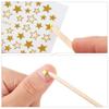 100Pcs Wooden Cuticle Pusher Remover Nail Art Design Orange Wood Sticks Tools