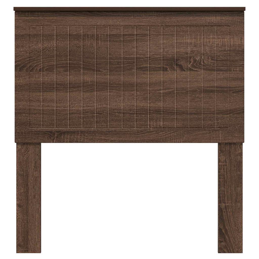 Headboard in Brown Oak Effect 90 cm Particleboard