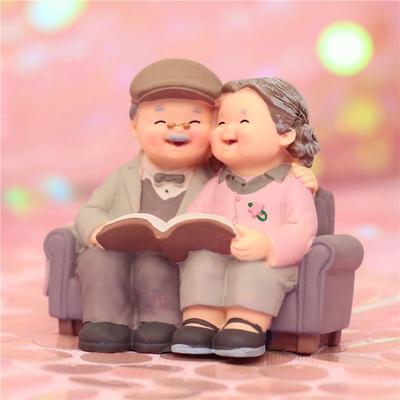 Ältere Tang Kleber Ornament Liebe Auto Kuchen Dekoration Einstecker