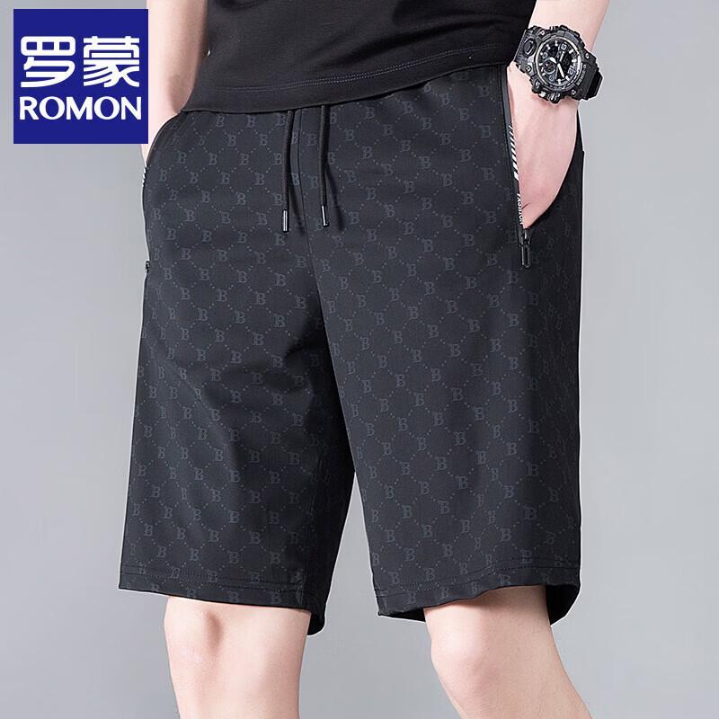 Luo Meng Men s Ice Silk Casual Summer Apparel 2XL