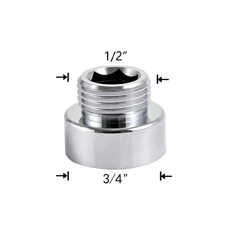 Tap Extension Connector 1/2 To M16 M18 M20 M22 M24 M28 Thread Connector For Faucet Water Heating Install Shower Accessories
