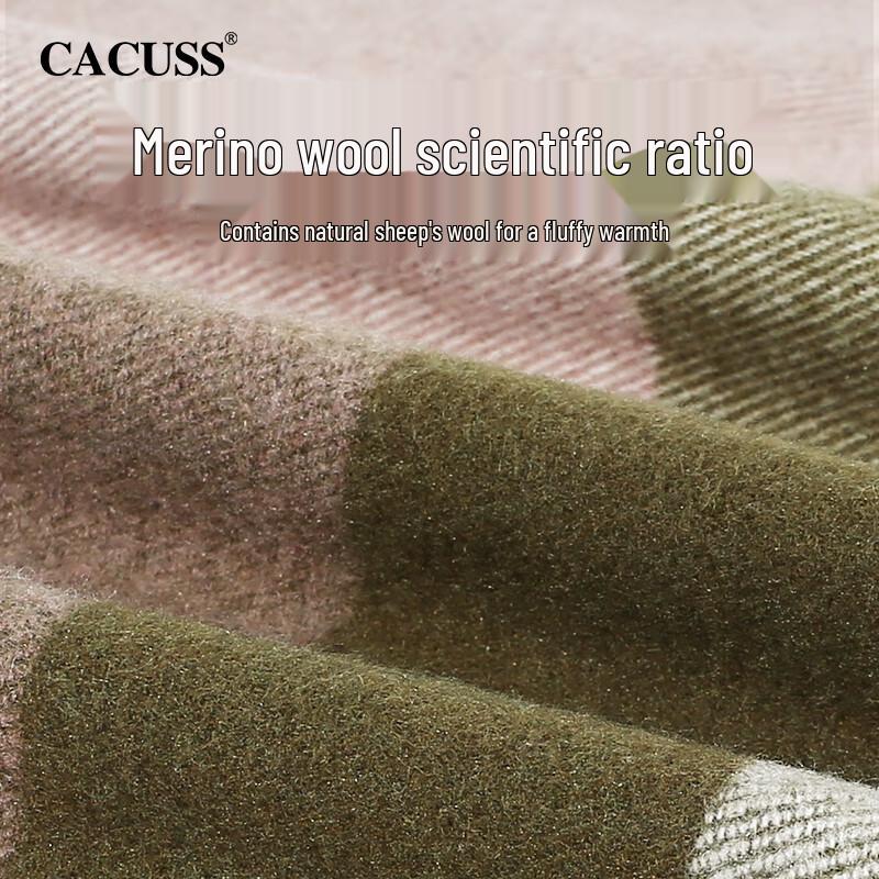 CACUSS Women's Wool Blend Scarf & Shawl Gift Set