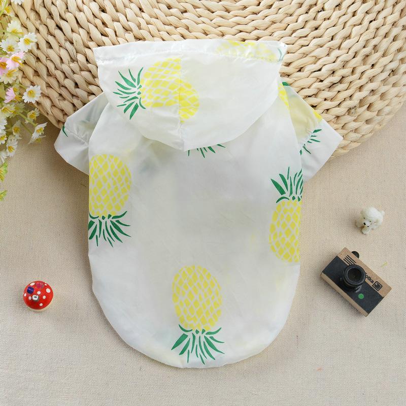 Pet Sunscreen Clothes Summer New Dog Teddy Cat Hair Bucket Supplies Shirt Dog Sunscreen Clothes with Hat
