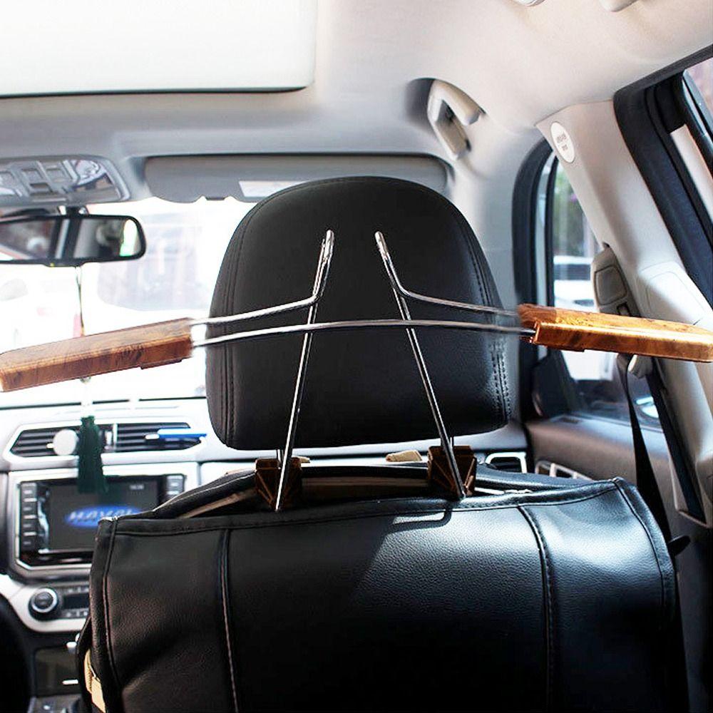 Stainless Steel Clothes Rack Car Seat Back Storage Bracket New Clothes Drying Rod