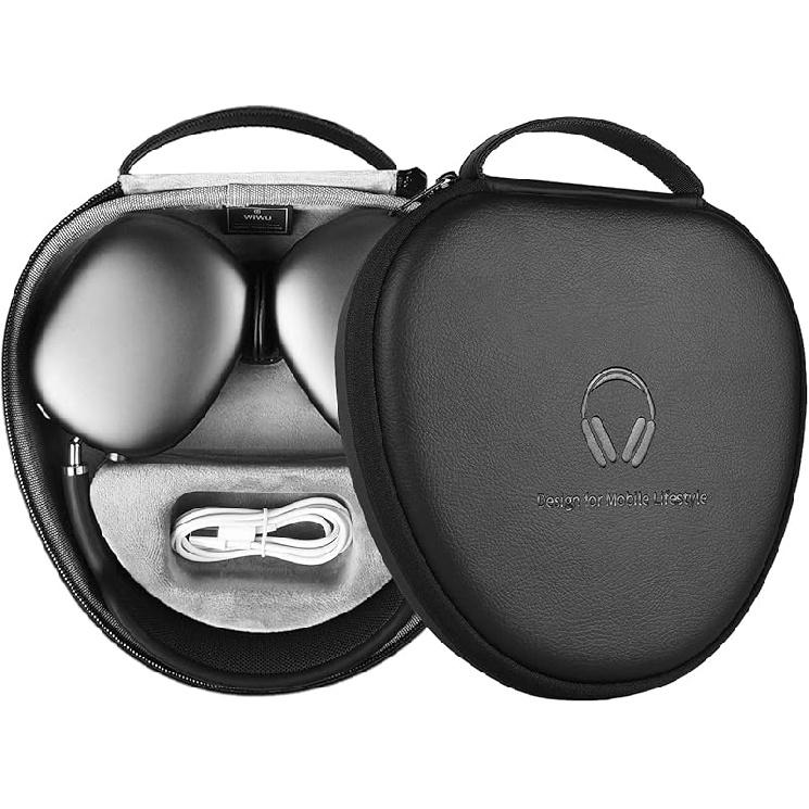 for Apple AirPods Max Case Accessory: WIWU AirPod Max Case with Sleep Mode | Airpod Max Accessories for Apple Headphones | Ultra-Slim Travel Carrying